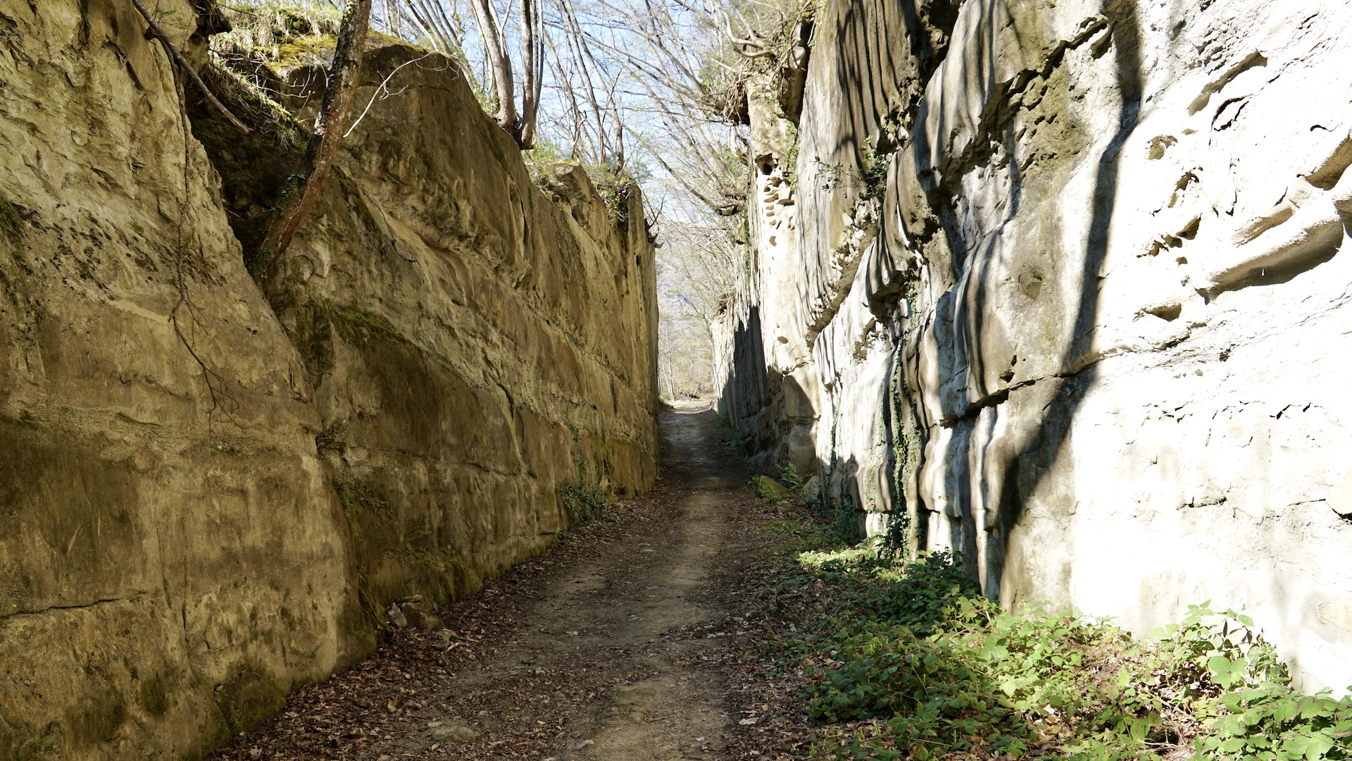 Nel canyon del Sasso Spaccato