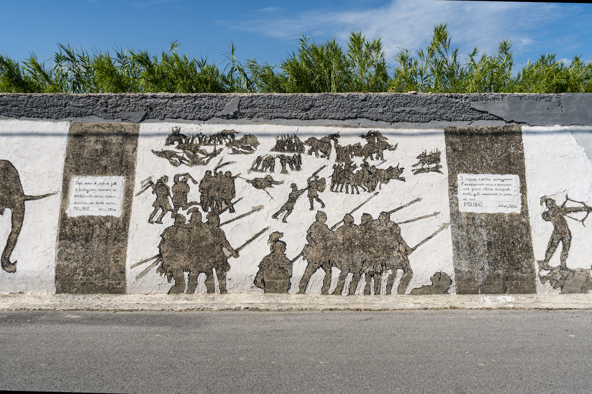 Storia e arte nel murale di Cerbara